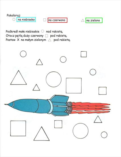 Pokoloruj pola wg wzoru - kształty pod nad.JPG