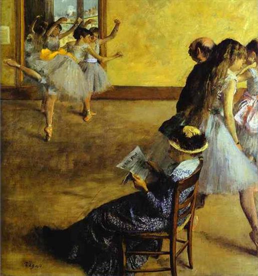 edgar degas - Edgar Degas - Ballet Class.JPG