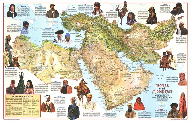Mapy National Geographic. 539 map. Wysoka jakość - Middle East - The Peoples 1 1972.jpg