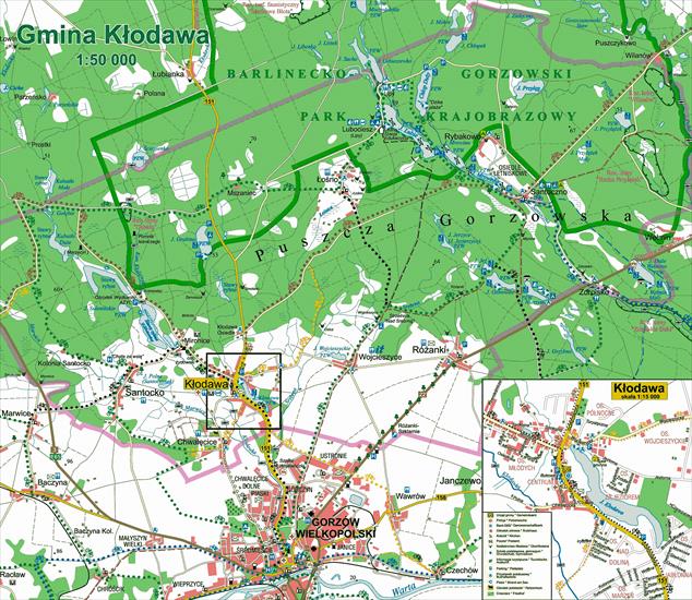 Wielkopolska, mapy - Klodawa.gif