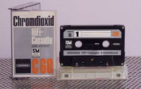 Galeria Kaset Magnetofonowych - Grundig Chromium Dioxide c60.jpg