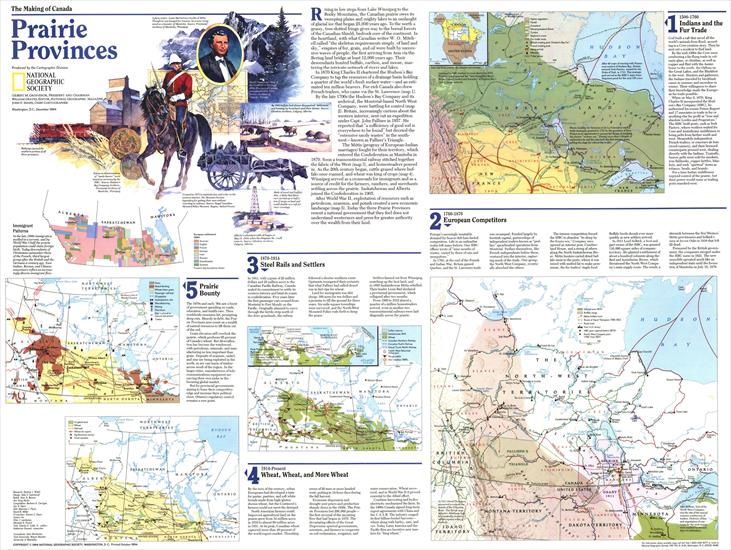 Mapy National Geographic. 539 map. Wysoka jakość - Canada - Prairie Provinces 2 1995.jpg