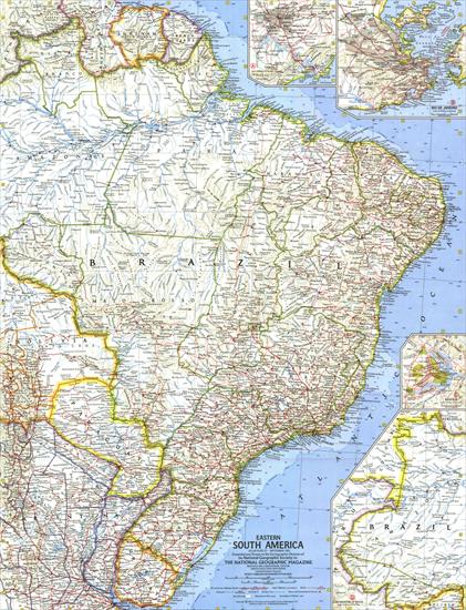Mapy National Geographic. 539 map. Wysoka jakość - South America - Eastern 1962.jpg