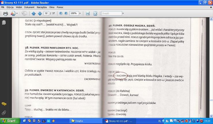 Paktofonika - Przewodnik Krytyki Politycznej .pdf - skan z książki o PFK - błąd ortograficzny w ksywie Raha.jpg