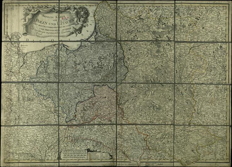 Mapy Polski - STARE - Neueste Karte von Polen und Litauen   1795.jpg